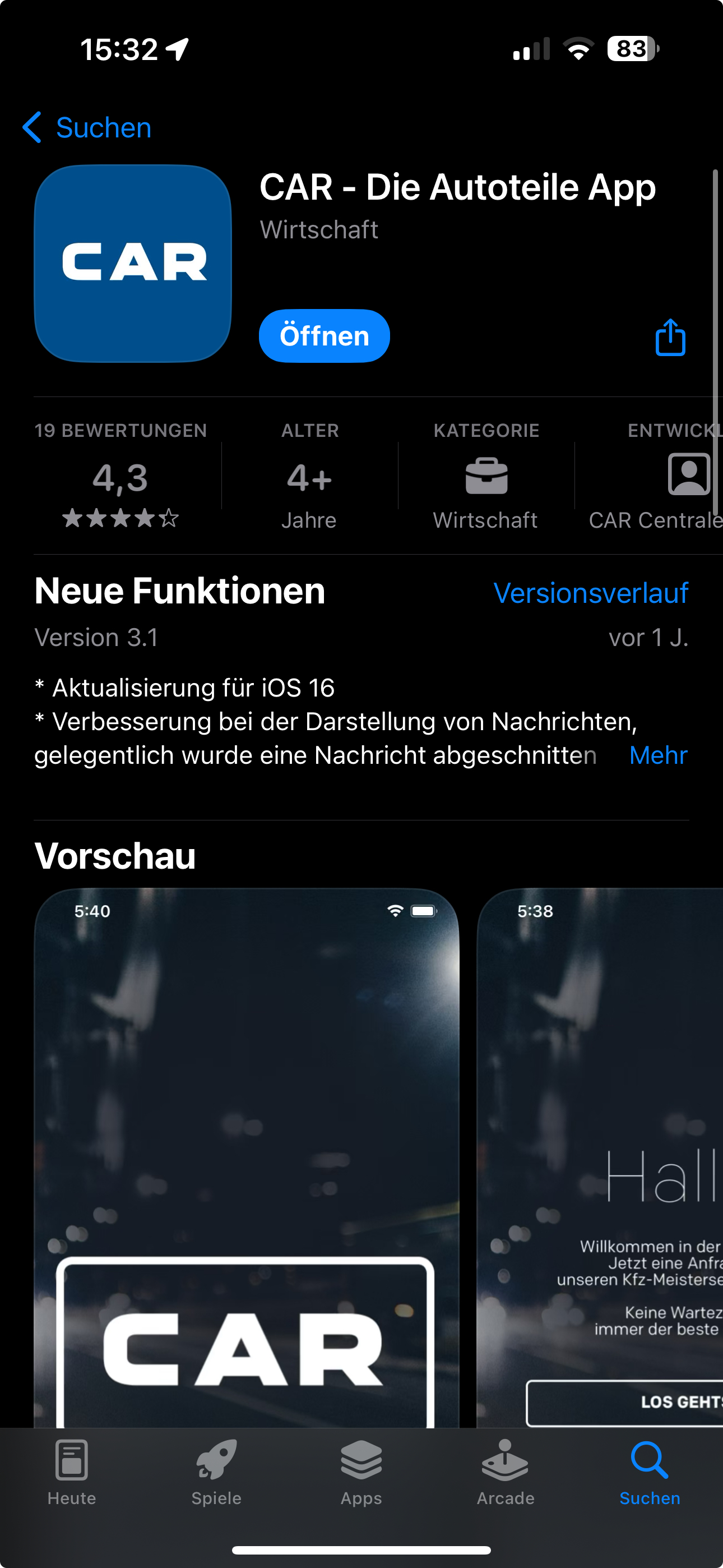 Lade Dir die APP